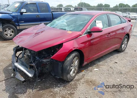 2016 Hyundai Sonata Se из США, поврежденный, VIN 5NPE24AF1GH281796